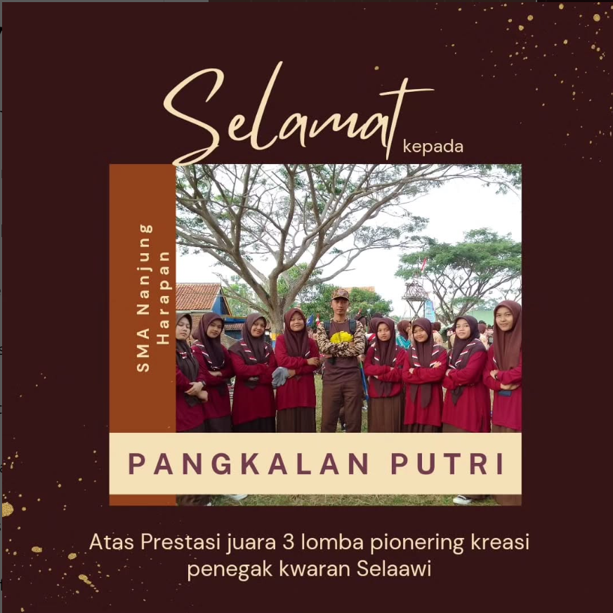 JUARA 1 pramuka se-garut